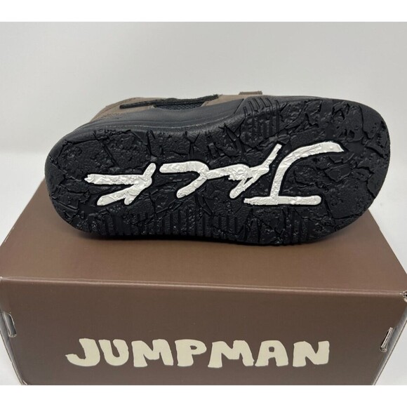 Size 9c - Jordan Jumpman Jack TR Travis Scott Dark Mocha (TD) FJ2852-204 IN HAND - Picture 6 of 8
